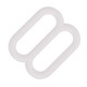 KAM Plastic Bra Strap Adjuster Buckles (Pack of 10)